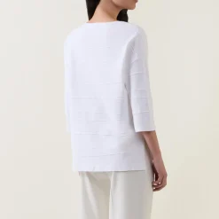 Jacquard Striped Sweater