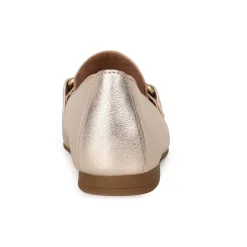 Jangle Metallic Leather Loafers