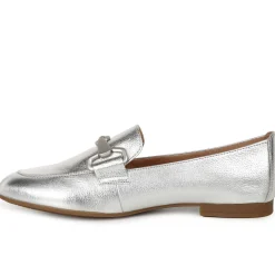 Jangle Metallic Leather Loafers