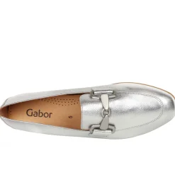 Jangle Metallic Leather Loafers