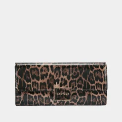 Jessica Leopard Print Clutch