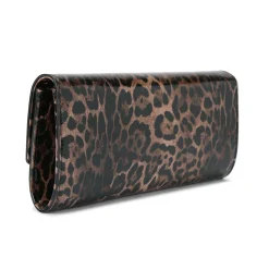Jessica Leopard Print Clutch