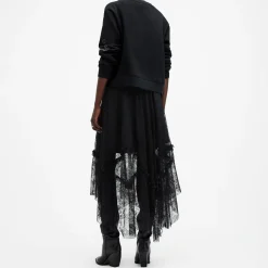 Josie Asymmetric Lace Skirt