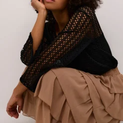 Juliane Tiered High-Rise Skirt