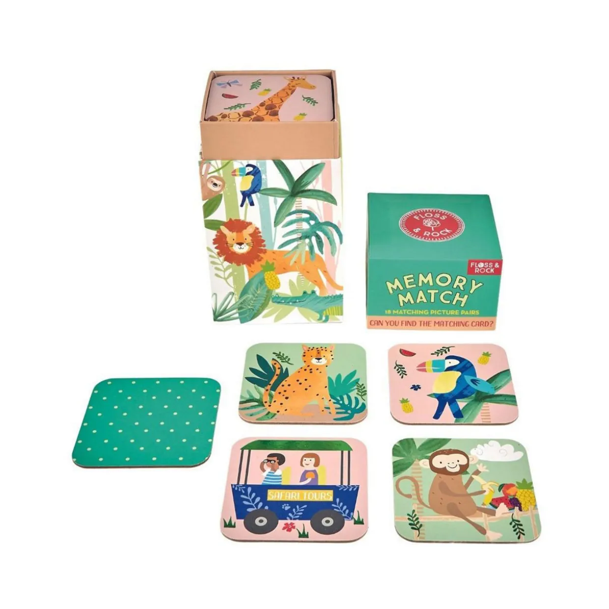 Jungle Memory Match Game