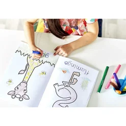 Jungle Sticker Colouring Book