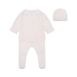 Kaitlin Knitted Sweater, Leggings & Hat Three-Piece Set