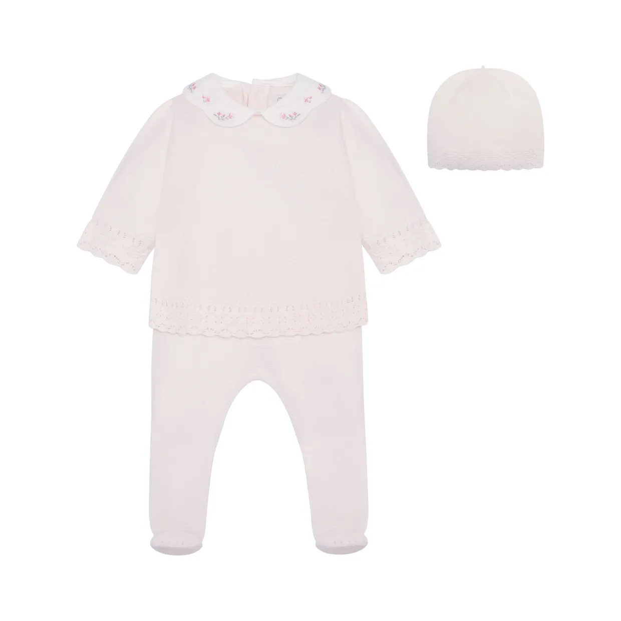 Kaitlin Knitted Sweater, Leggings & Hat Three-Piece Set