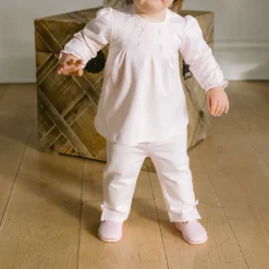 Kate Smock Effect Top & Trousers Two-Piece Set