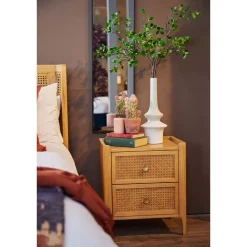 Kawali 2-Drawer Bedside Table