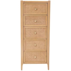 Kawali 5-Drawer Tall Chest Brown