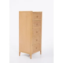 Kawali 5-Drawer Tall Chest Brown