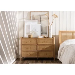 Kawali 6-Drawer Wide Chest