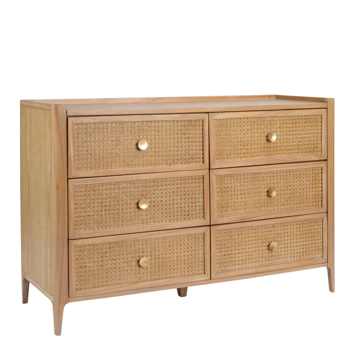 Kawali 6-Drawer Wide Chest