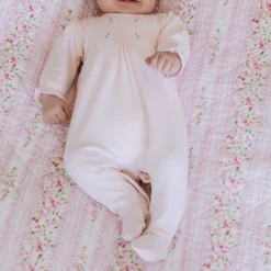 Kerry Embroidered Floral Babygrow