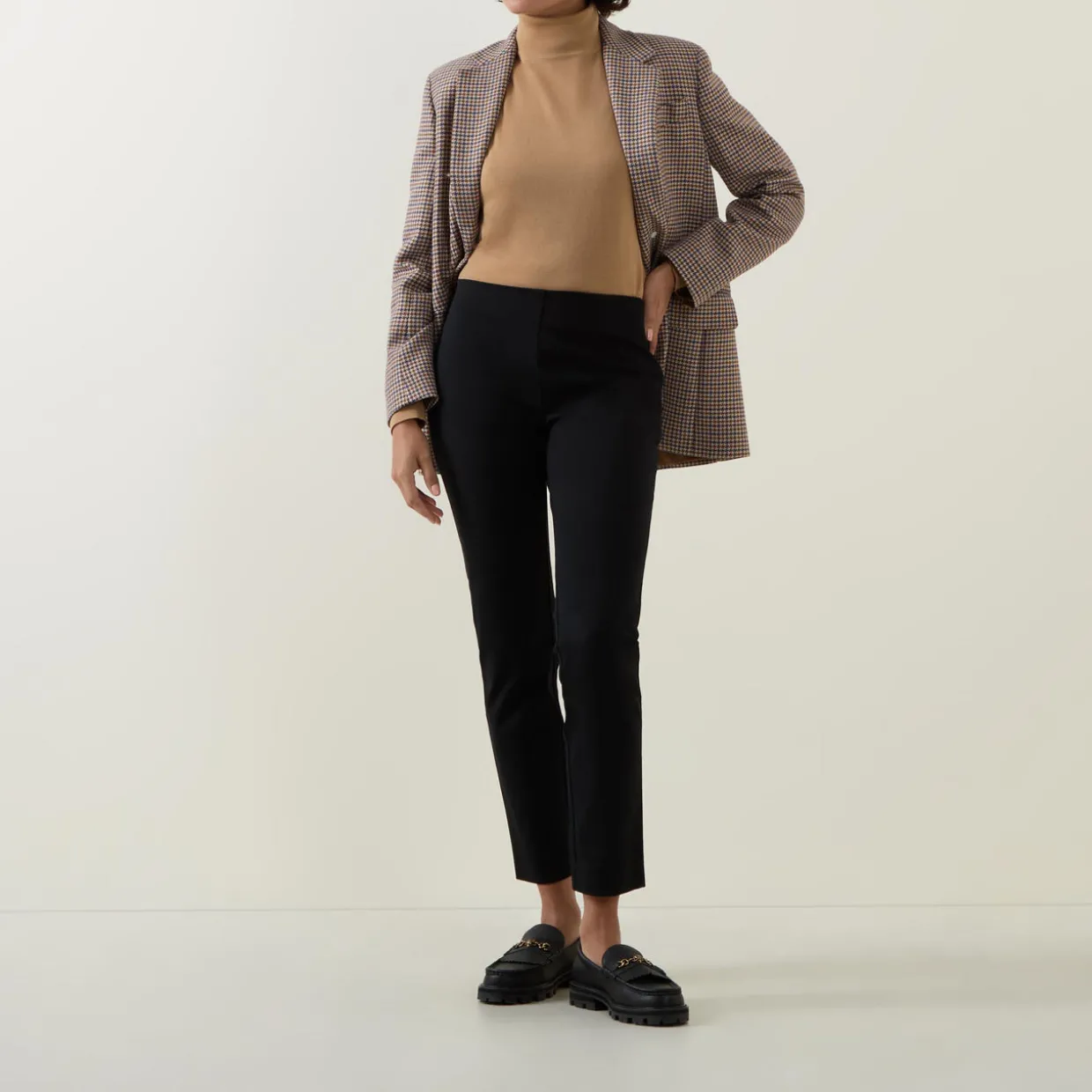 Keslina Skinny-Leg Cropped Trousers