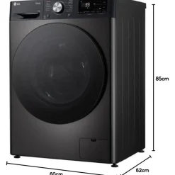 11kg 1400 Spin AI Direct Drive Washing Machine Black