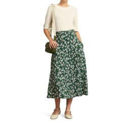 Kiara Floral Flared Skirt