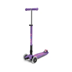 Kids Maxi Micro Deluxe Foldable LED Scooter