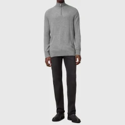 Kilburn Ramskull Logo Half-Zip Sweater