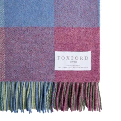 Kilmeaden Block Check Lambswool Throw