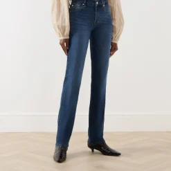 Kimmie B(air) Mid-Rise Straight Leg Jeans