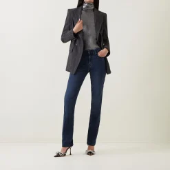 Kimmie Bair Mid-Rise Straight Leg Jeans