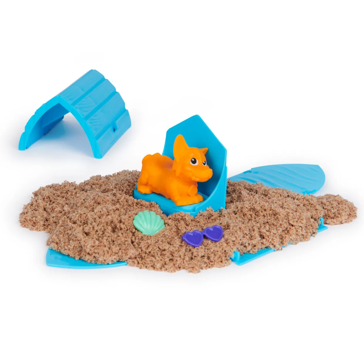 Kinetic Sand Doggie Dig with Surprise Multi-Purpose Dog Tool