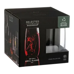 Kings Collection Hi-ball Glasses Set of Four
