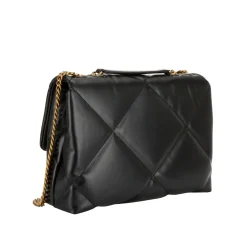 Kira Diamond Quilted Medium Shoulder Bag