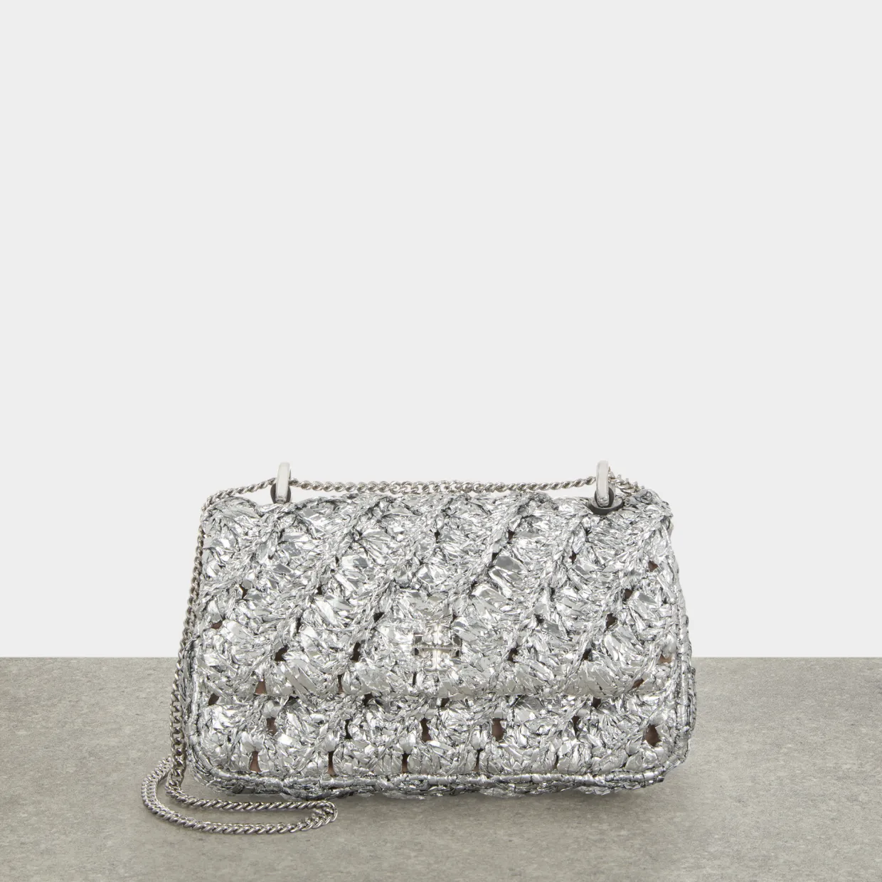 Kira Mini Woven Crossbody Bag