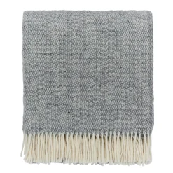 Kiri Wool Throw Grey