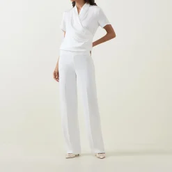 Knitted Wide Leg Trousers