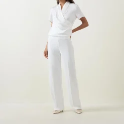 Knitted Wide Leg Trousers