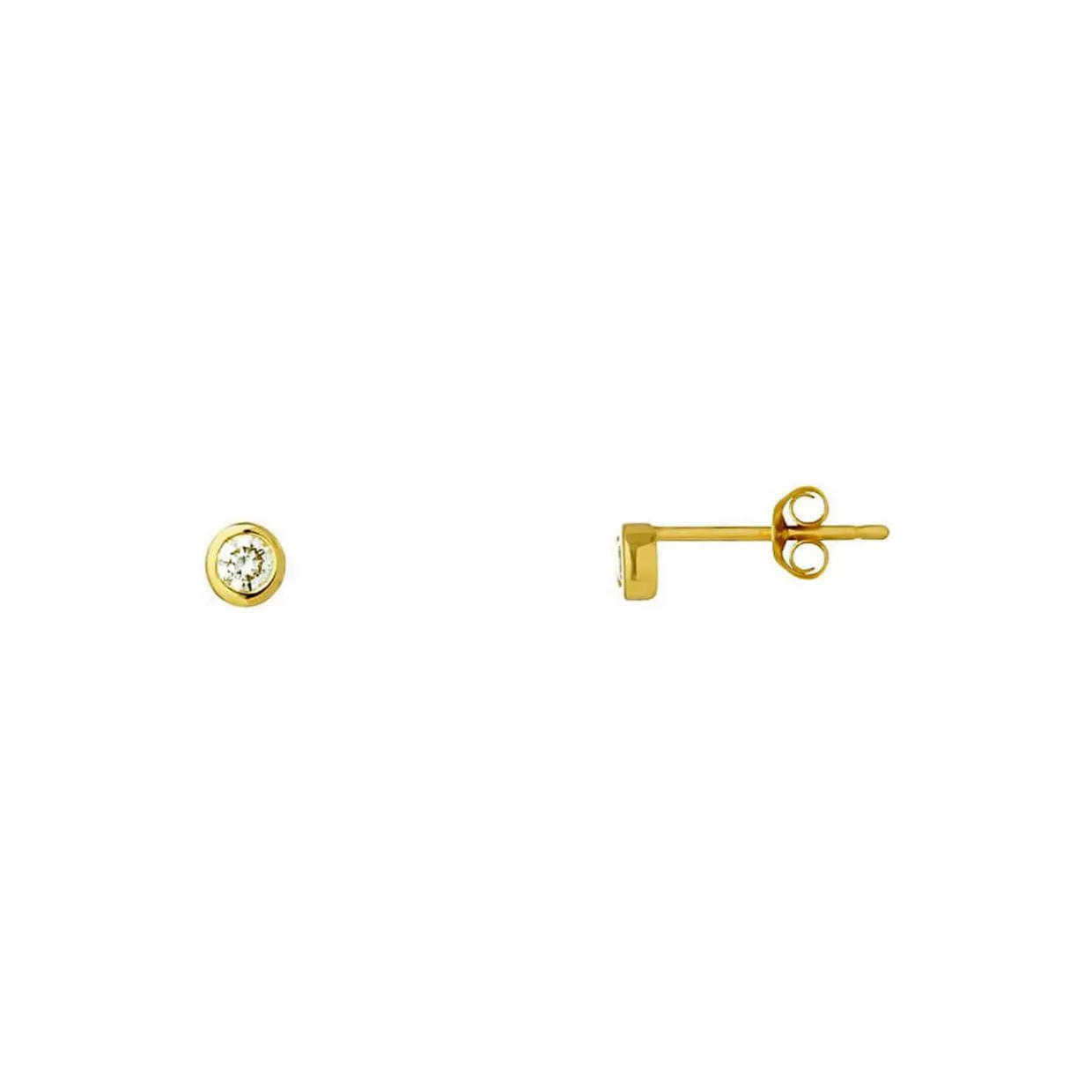 9kt Gold Diamond Studs