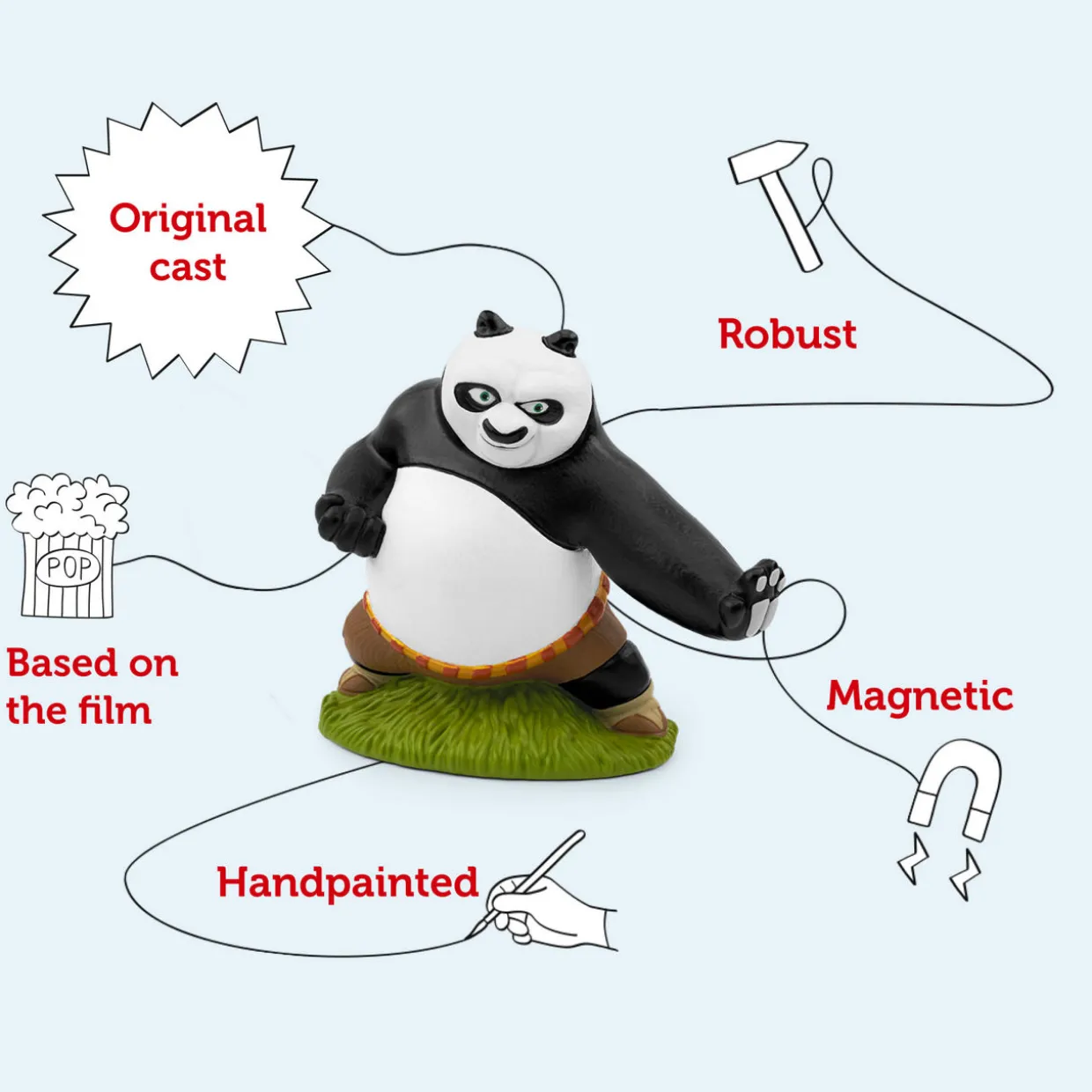 Kungfu Panda Audio Figurine