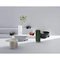 Kuru Ceramic Bowl 240x120mm moss green