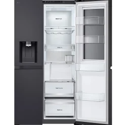 628L InstaView American Plumbed Black Steel