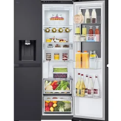 628L InstaView American Plumbed Black Steel