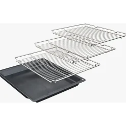 71/34L Series 4 Built-In Double Oven Black