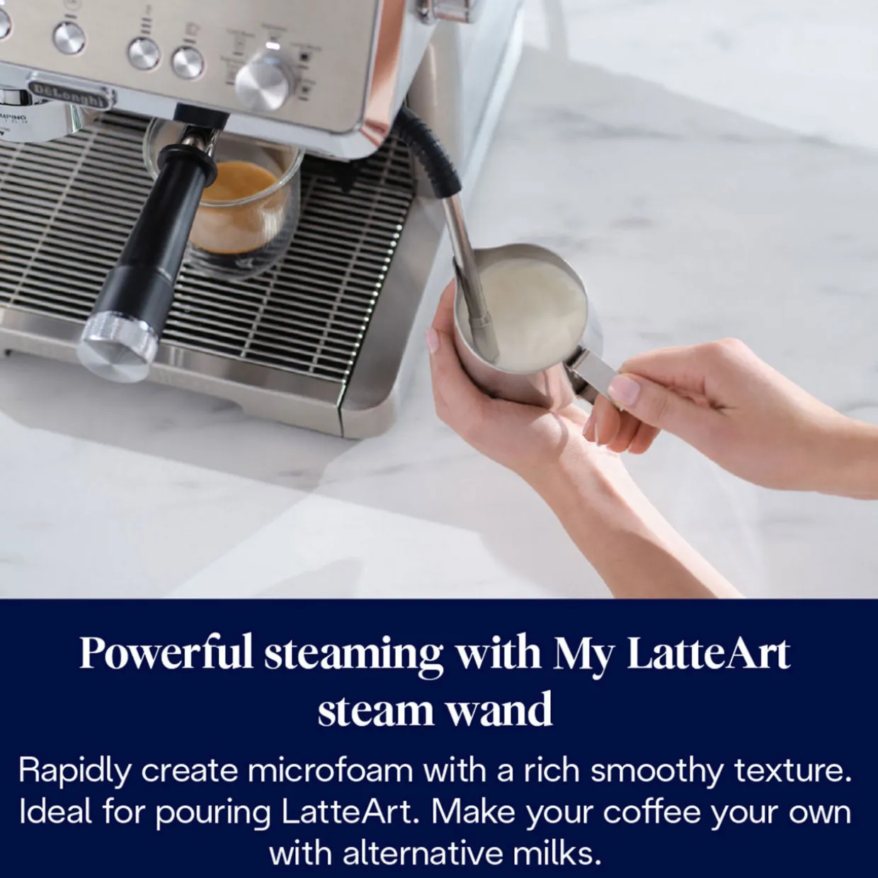 La Specialista Opera Bean to cup Coffee Machine with HomeCafe Kit Stainless Steel