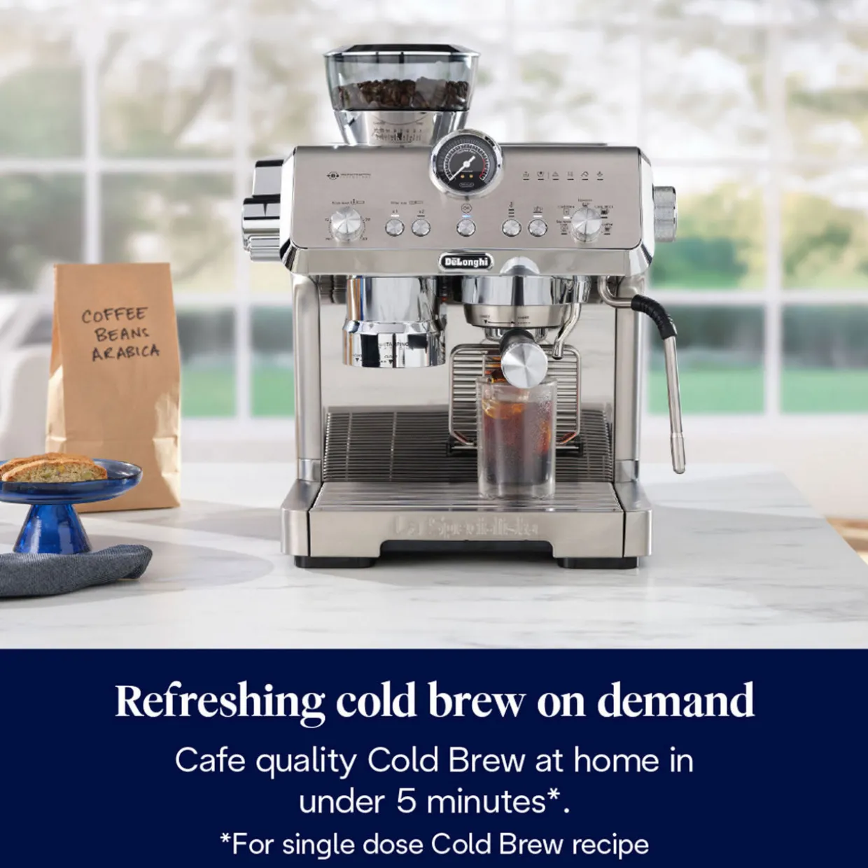 La Specialista Opera Bean to cup Coffee Machine with HomeCafe Kit Stainless Steel