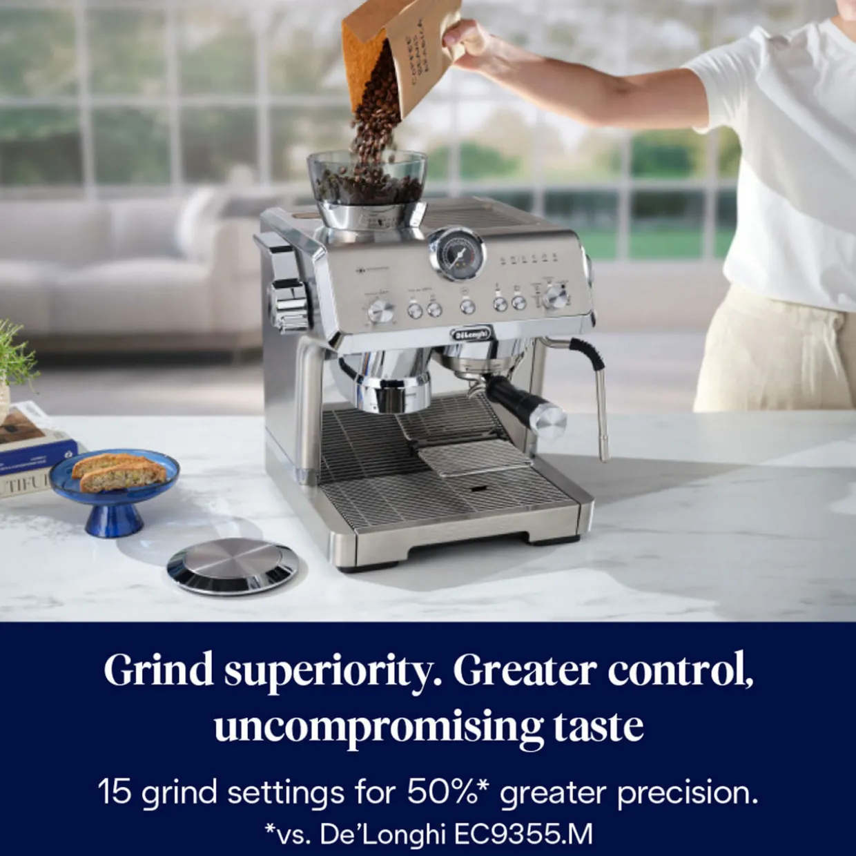 La Specialista Opera Bean to cup Coffee Machine with HomeCafe Kit Stainless Steel