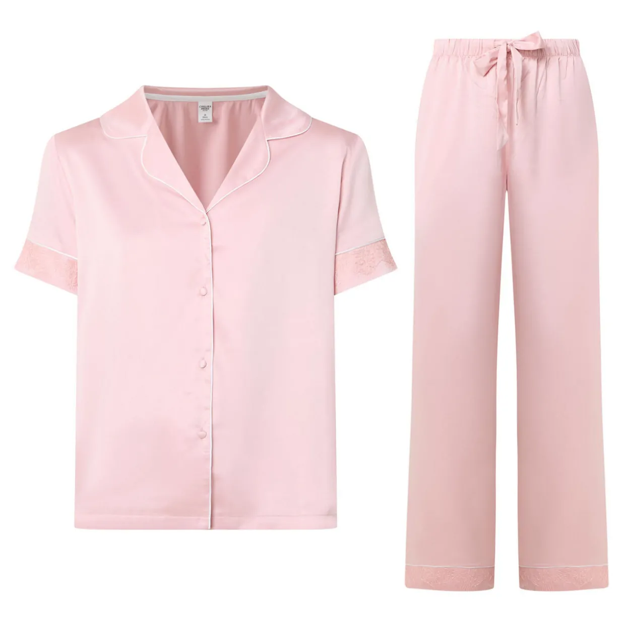 Lace Trim Pyjama Set