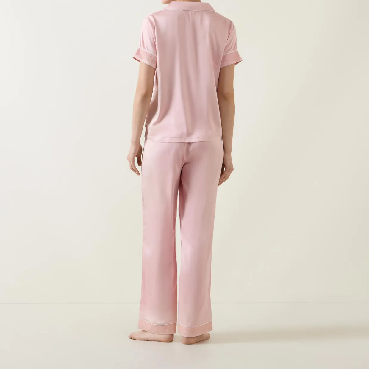Lace Trim Pyjama Set