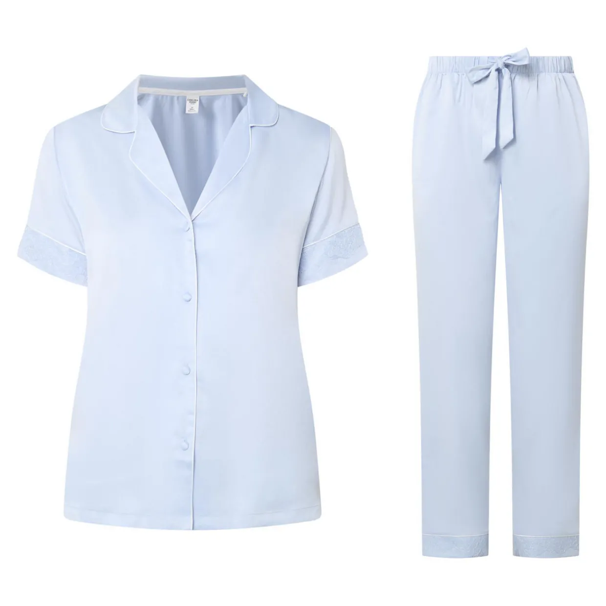 Lace Trim Pyjama Set