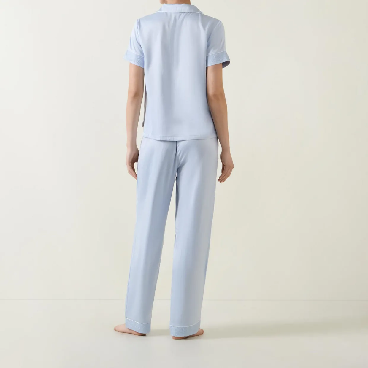Lace Trim Pyjama Set