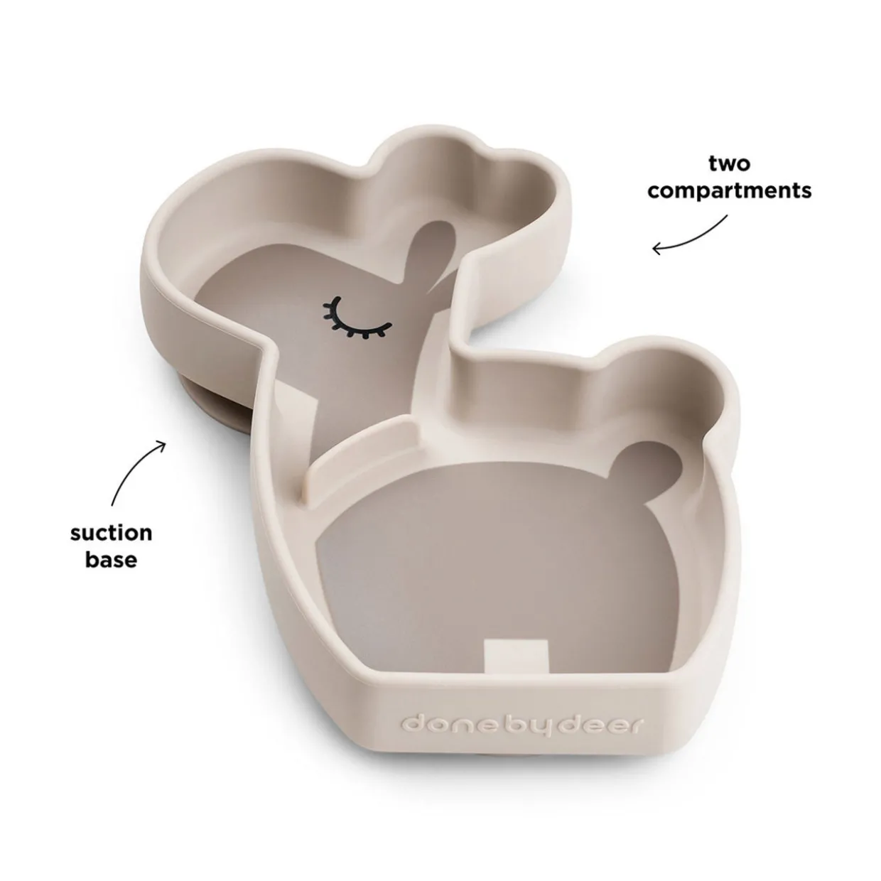 Lalee Stick & Stay Snack Plate