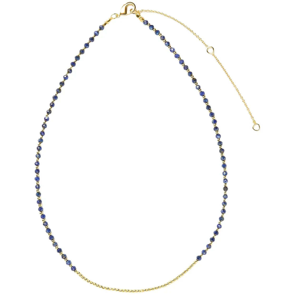 Lapis Lazuli Ibiza Beaded Necklace