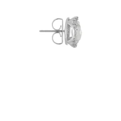 Large Round Stud Earrings